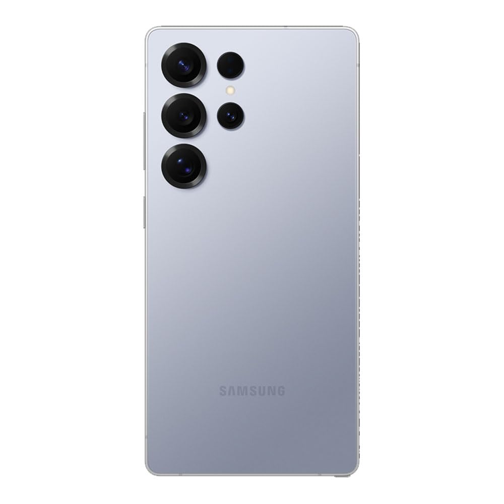 Samsung Galaxy S25 Ultra, 256GB Smartphone, Unlocked Android, AI Night Mode Camera, Snapdragon 8 Elite Fast Processor, 5000mAh Battery, Built-in S Pen, 2025, US 1 Yr Warranty, Titanium Silverblue