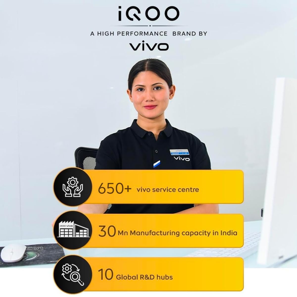 iQOO Z10 Lite 5G (Titanium Blue, 6GB RAM, 128GB Storage) | 6000 mAh Battery | Dimensity 6300 5G Processor with 433K+* AnTuTu Score | IP64 Rated & Military Grade Shock-Resistance*