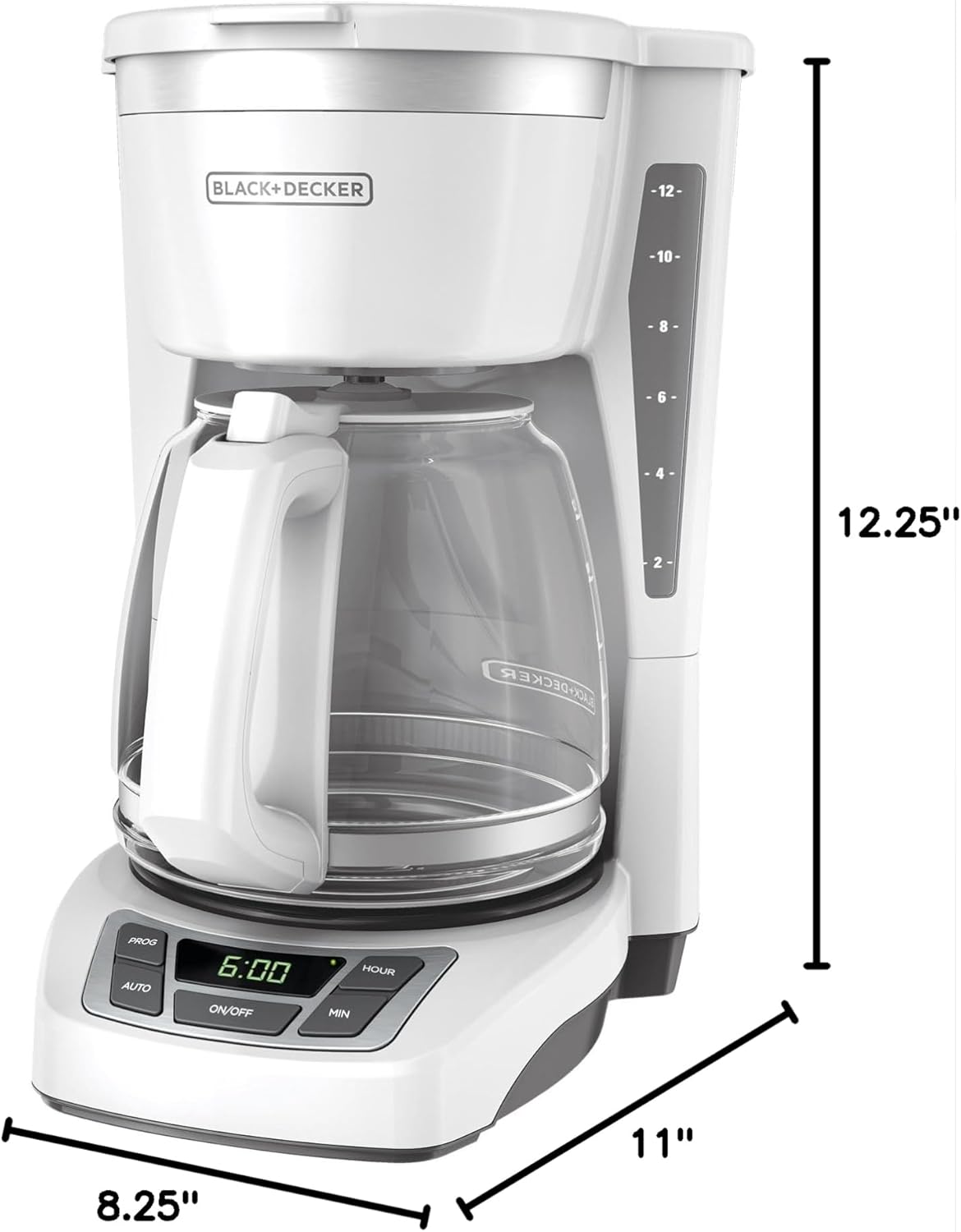 BLACK+DECKER 12-Cup Digital Coffee Maker