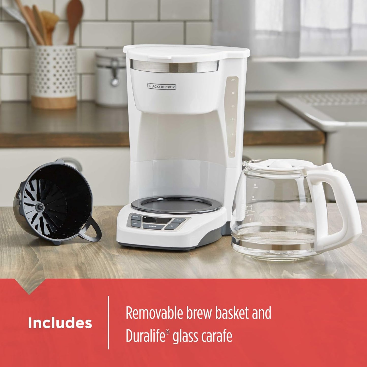 BLACK+DECKER 12-Cup Digital Coffee Maker