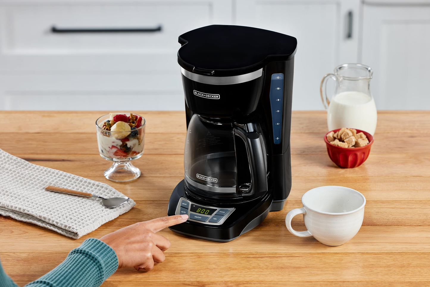 BLACK+DECKER 12-Cup Digital Coffee Maker