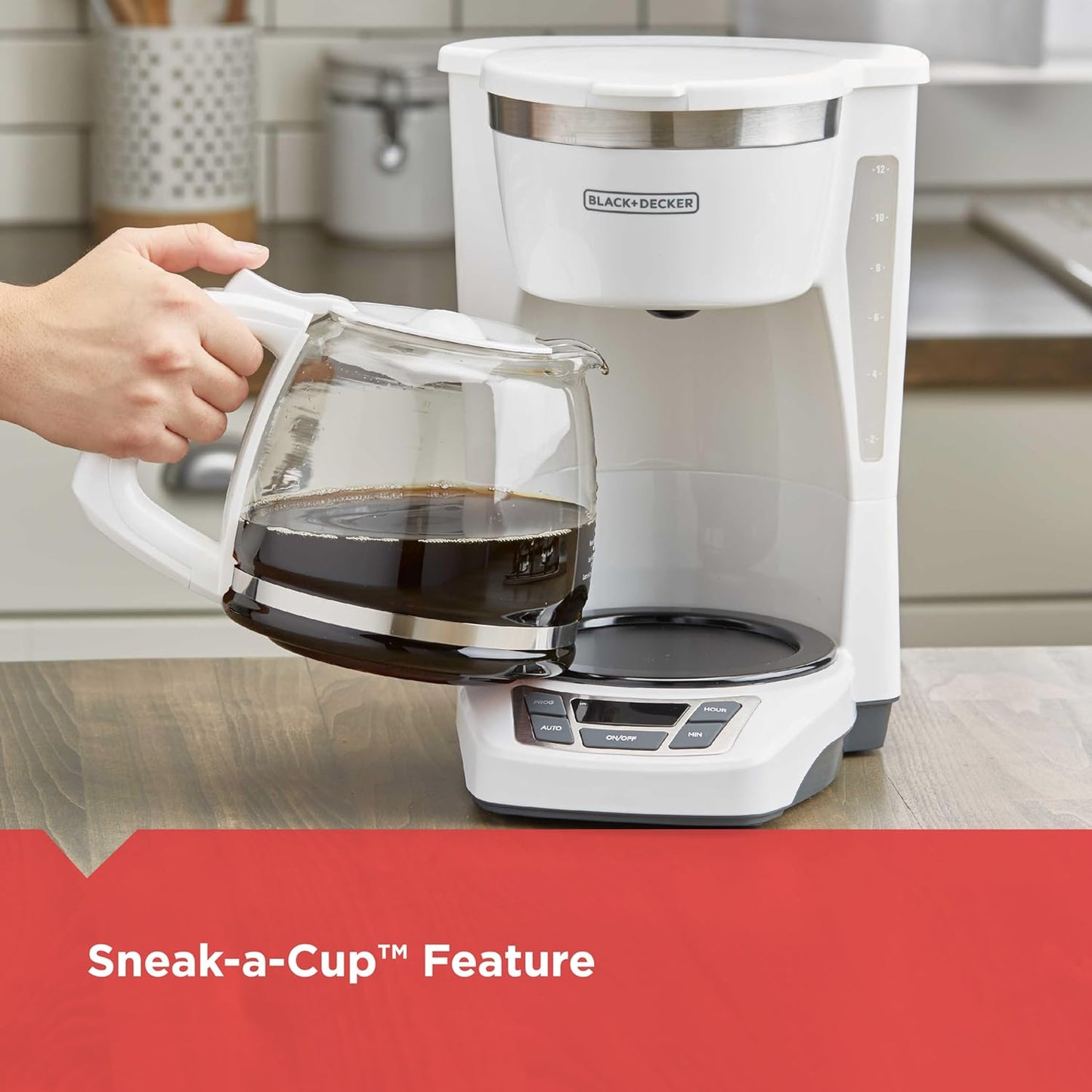 BLACK+DECKER 12-Cup Digital Coffee Maker