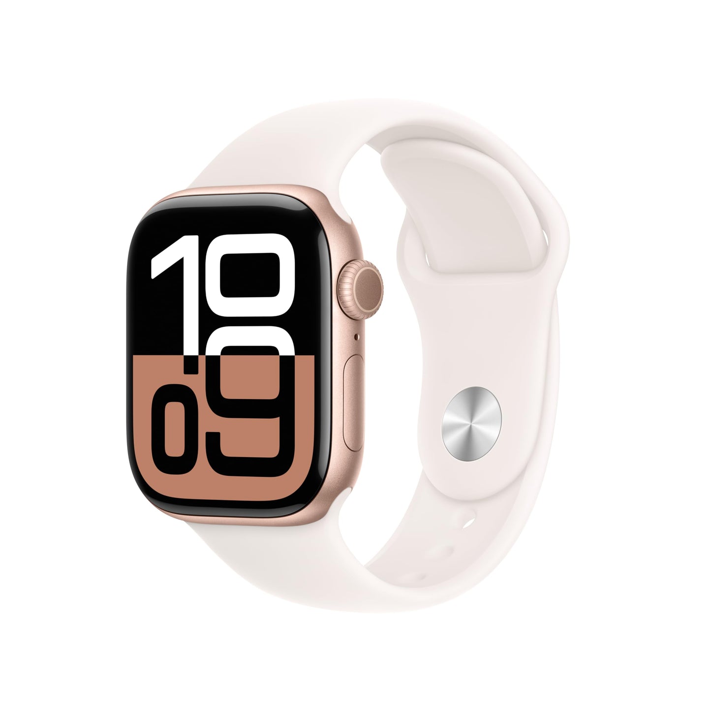 Apple Watch Series 10 [GPS 42mm case] Smartwatch with Rose Gold Aluminum Case