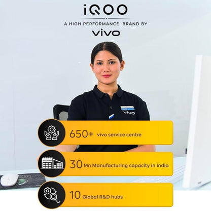 iQOO Z10 Lite 5G (Titanium Blue, 6GB RAM, 128GB Storage) | 6000 mAh Battery | Dimensity 6300 5G Processor with 433K+* AnTuTu Score | IP64 Rated & Military Grade Shock-Resistance*