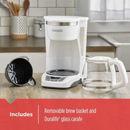 BLACK+DECKER 12-Cup Digital Coffee Maker
