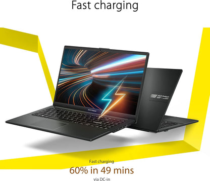 ASUS Vivobook Go 15.6” Slim Laptop, AMD Ryzen 5 7520U, 8GB, 512GB, Windows 11 Home, Cool Silver, Military Grade Durability, Fast Charging, Webcam Shield, E1504FA-AS54