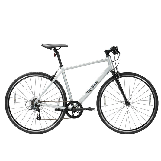 Road Bike Triban RC100 Flat Bar - Aluminium Frame, 7 Speed, Caliper Brakes